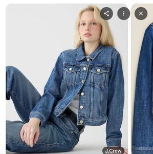 J.Crew Blue Denim Jacket Size M